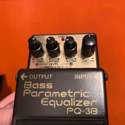 Boss PQ-3B Bass Parametric EQ (1991 - 1995) - "brown + gold" bass series 90´s image 8