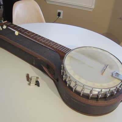 Gariepy 5 String Banjo Beautiful Original Condition Circa-1960s-Natural with Metal Pot image 25