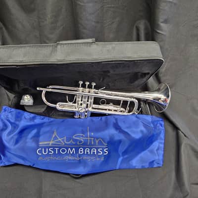 Austin Custom Brass TR-1 Bb Student Trumpet 2026 - Silver Plated w/ case image 12