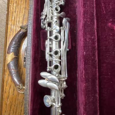 ✨Carl Fisher Metal clarinet✨ 1940s - Silver plate image 3