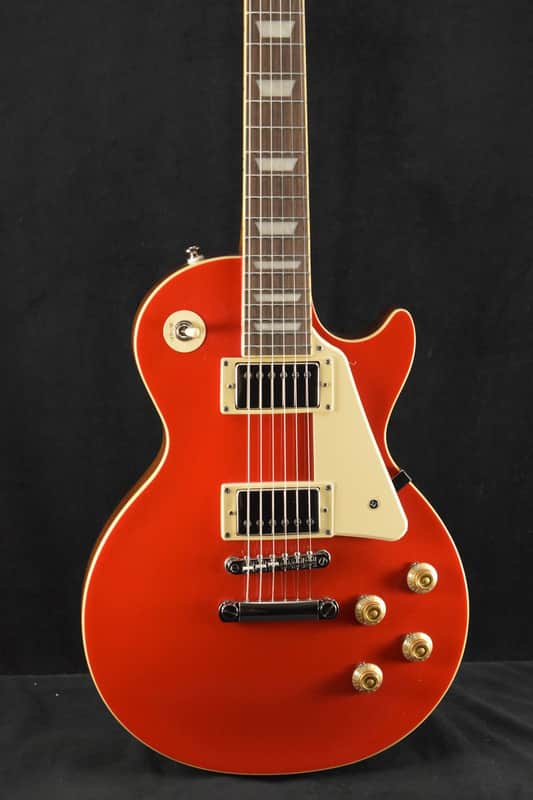 Epiphone Les Paul Standard 50s Plain Top Cardinal Red w/Gig Bag image 1