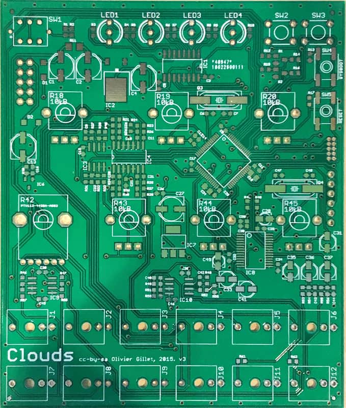 Mutable Instruments Clouds PCB imagen 1