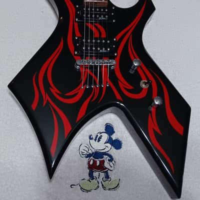 B.C. Rich Kerry King Sinature Series Electric Guitar - Black/Red Flame image 2