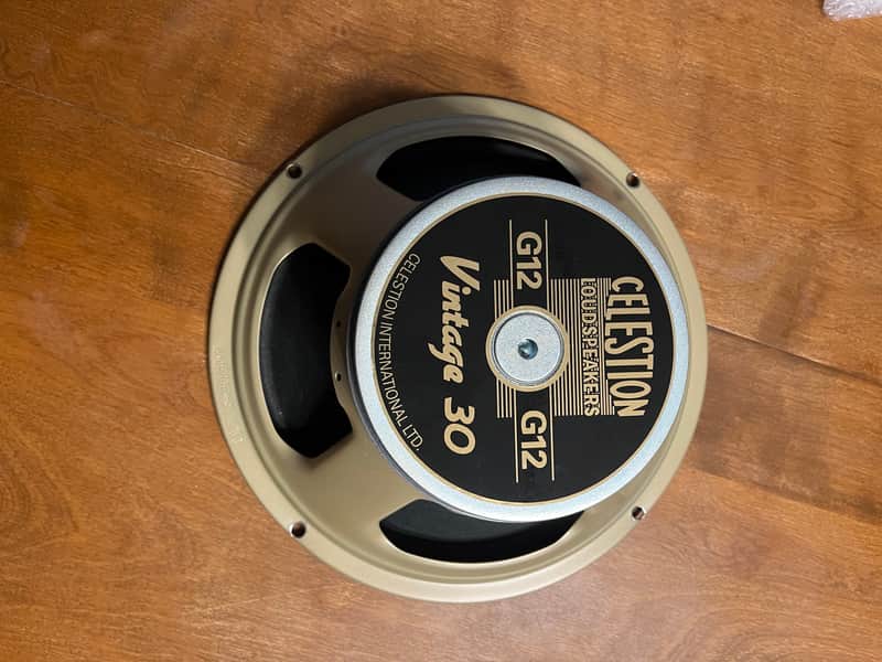Celestion G12 Vintage 30 12" 60-Watt 8ohm Guitar Amp Speaker 2020s - White image 1