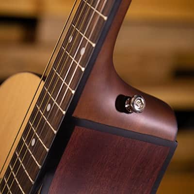 Jasmine S34C Orchestra & Auditorium Venetian Cutaway Spruce Top Nato Neck 6-String Acoustic Guitar image 5
