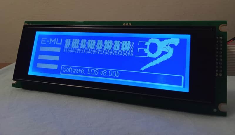New blue lcd display for all Emu's E and Ultra series - E4 / Ultra series / E4k / E5000 / E5000 Ultra / E64 / E6400 / E6400 Ultra / E4XT / E-Synth / E-Synth Rack (for destinations outside of those specified, please write to me) image 1