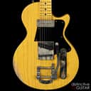 Fano Alt de Facto SP6 Butterscotch Blonde Single Cutaway Relic w / Bigsby - Lollar Pickups
