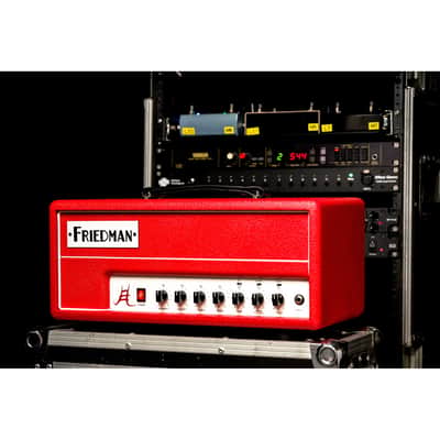 Friedman JEL-20 Jake E Lee Signature 20 Watt Tube Guitar Amplifier Head - Red image 20