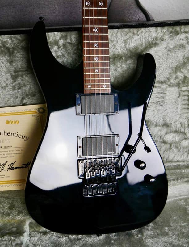 ESP KISO KH-2 Custom Shop NT KIRK HAMMETT SIGNATURE BLACK W/OHSC image 1