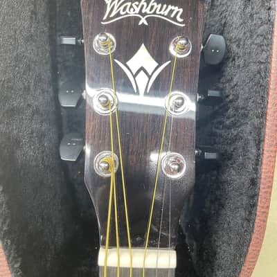 Washburn HD10SCE-0 Dreadnought Acoustic Electric Guitar with NEW FACTORY Hardshell Case MINT! NEW CONDITION!! image 8
