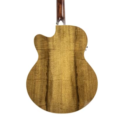 Sawtooth Myrtlewood Jumbo Cutaway 24 Fret Acoustic Electric Guitar with Spruce Top image 4