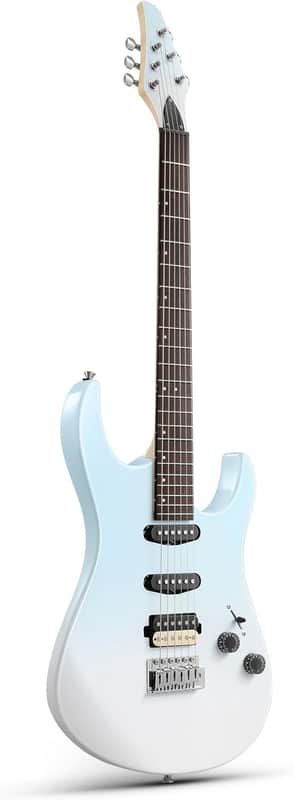 Solid Body Electric Guitar Kit for Beginners, Full Size 39" Electric Guitar with HSS Pickups, Poplar Body, Maple Neck, Starter Guitar with Gig Bag, Strap, Whammy Bar Arm image 1