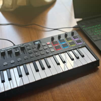 M-Audio Oxygen Pro Mini 32-Key MIDI Keyboard Controller 2020 - Present - Black imagen 2