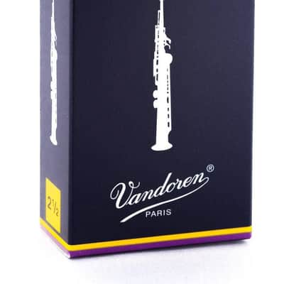 Vandoren Sopraan Saxofoon riet 2,5 (per stuk) - Sommer Music Store