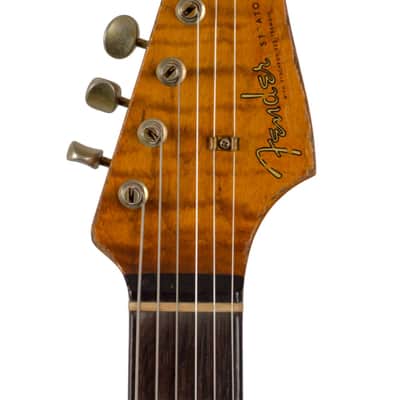 New Fender Custom Shop Dennis Galuszka Masterbuilt Roasted '59 Stratocaster Journeyman Aged Sonic Blue #R139040 image 5