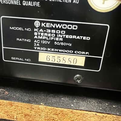 Vintage Kenwood KA-3500 Integrated Amplifier, good working condition tested image 18