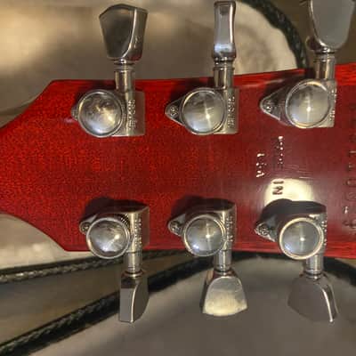 Gibson Les Paul Classic 2022 Cherry Burst Upgraded Locking Tuners Upgraded Gibson case image 12