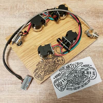 TV Jones Power'Tron pickups on guitar +free case+"Jimmy Page" wiring image 2