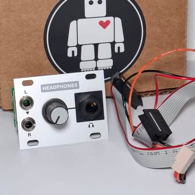Intellijel Headphones 1U Headphone Out Eurorack Synth Module 2017 - Present - White image 3
