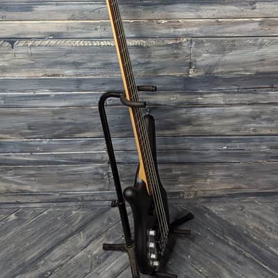Warwick Left Handed RockBass Corvette Basic 4-String Electric Bass Nirvana Black Transparent Satin image 5