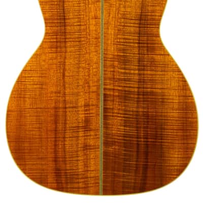 2005 Collings 002H Gloss Natural Flamed Koa w/Herringbone Trim #10749 image 4