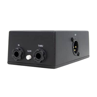 Mono to FOH Kit - Walrus Canvas Mono Line Isolator / DI + Rockboard Flat XLR Cable 20ft image 9
