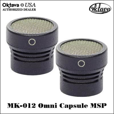Oktava MK-012 Omni Capsule MSP Pair - 2025 - Black - Brand New image 1
