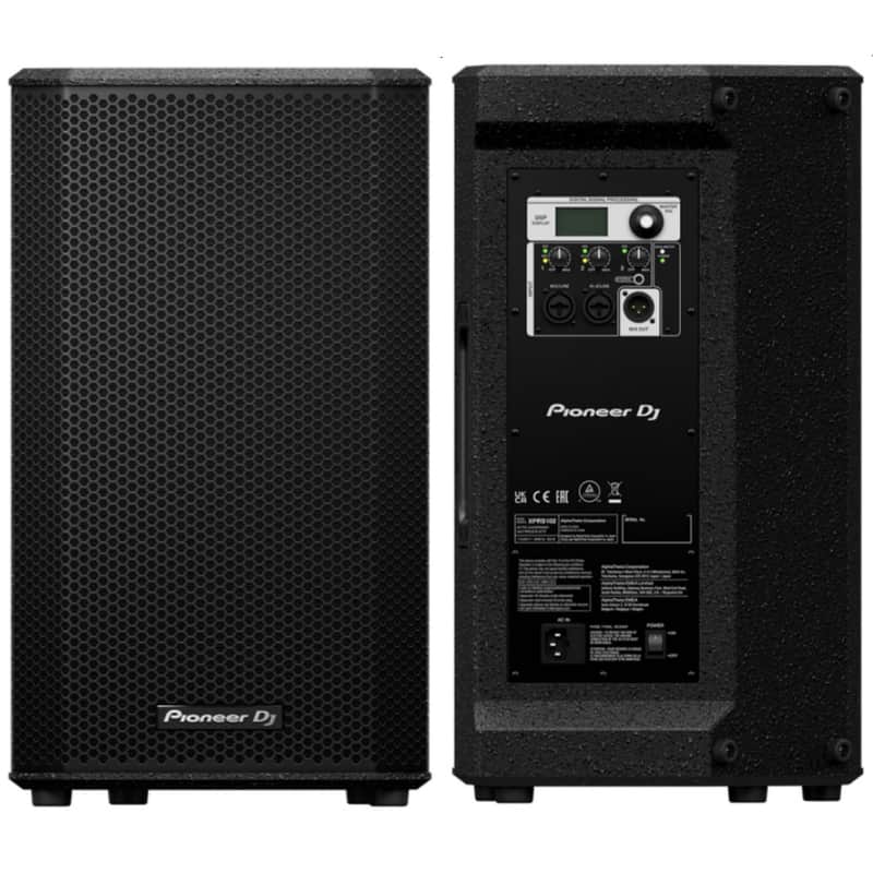 PIONEER XPRS102 4000w Total Peak Active 10" PA System Speaker Pair image 1