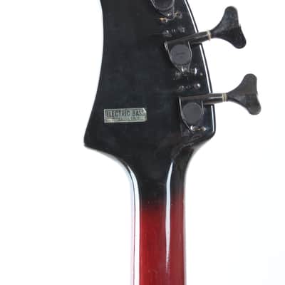 1960s Guyatone EB-8 Bass red sunburst image 10
