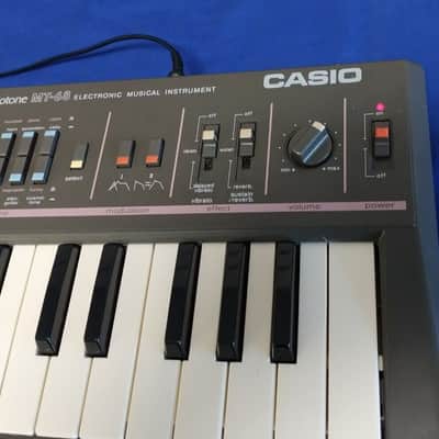 Vintage Casio Casiotone MT-68 49-Key Synthesizer Keyboard with Power Supply/Case image 5