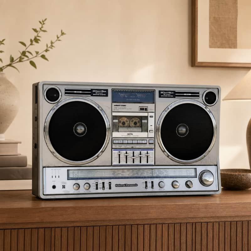 National Panasonic RX-5350F Rare Vintage Boombox Getto blaster Serviced Warranty image 1