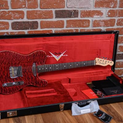 Fender Custom Shop QMT Telecaster NOS Master Built by David Brown Ruby Red 2025 w/OHSC (B-Stock) image 2