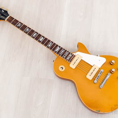 1976 Gibson Les Paul Deluxe Goldtop Vintage Guitar w/ P-90s, Case image 11