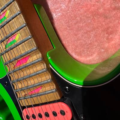 Ibanez JEM777-LG Steve Vai Signature with Edge Tremolo 1987 - 1988 - Loch Ness Green image 9