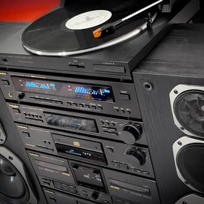 Technics SU-X920D (1991) Black 🌈RaRe🌈 Vintage Stereo Components System image 3