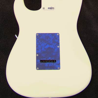 920D Custom+ Triple Lollar Mini Humbuckers + Warmoth Roasted Maple Neck + 7Way Switching +Blue Shell Pickguard + Strat Body+ Fender Brushed Chrome Locking Tuners +Babicz "Full Contact Hardware"+ Stainless Steel Frets image 13