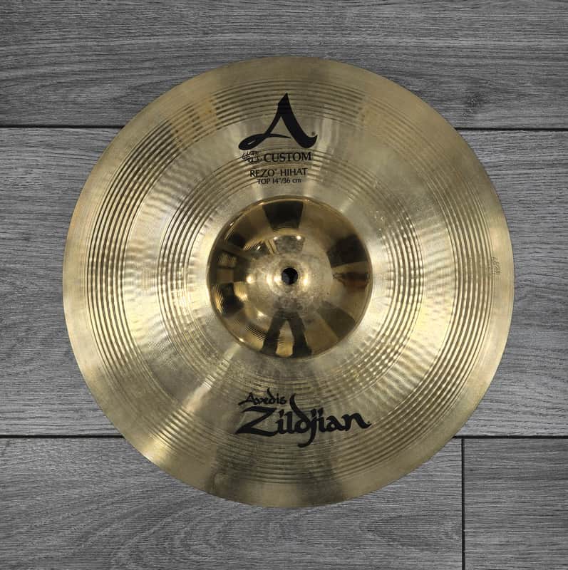 Zildjian 14" A Custom Rezo Hi-Hat Cymbals (Pair) image 1