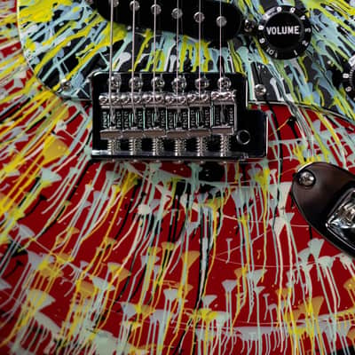 2003 Fender Special Edition Splatter Stratocaster Electric Guitar - Dakota Red with Gig Bag - Used image 10