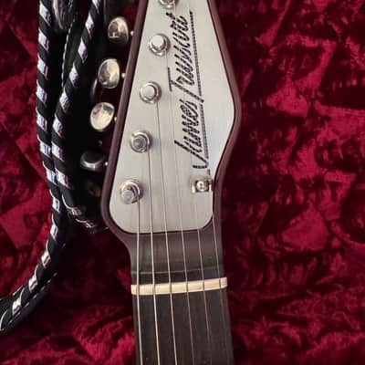 James Trussart Steelcaster Gator Top 2002 - Chrome Gator Skin image 6