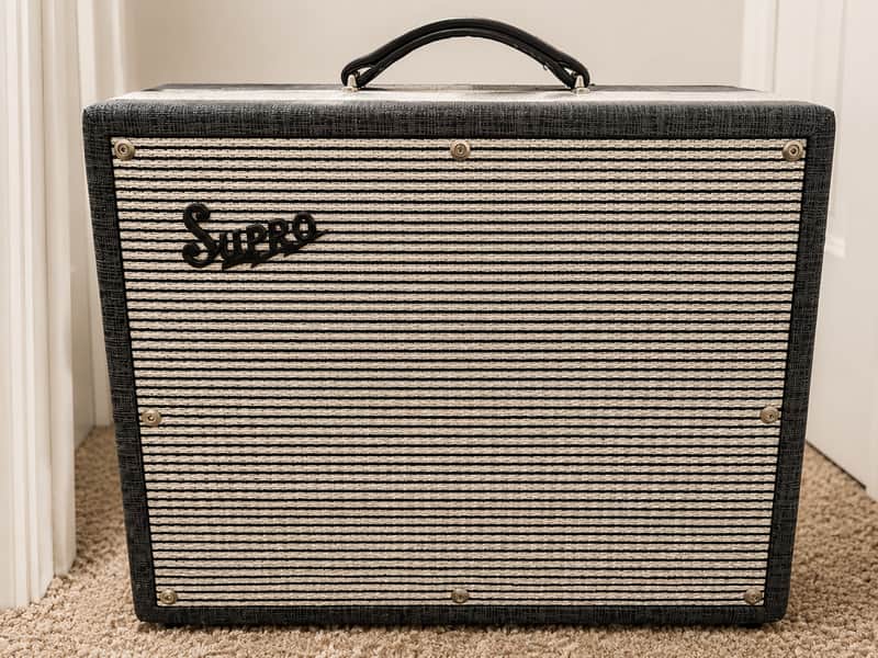 Supro 1695T Black Magick 25-Watt 1x12" Guitar Combo 2016 - Present - Black Rhino image 1