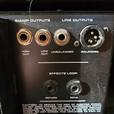 Crate BT-350 "ThunderBass" 350-Watt Rackmount Bass Amp Head 1990s - Black image 6