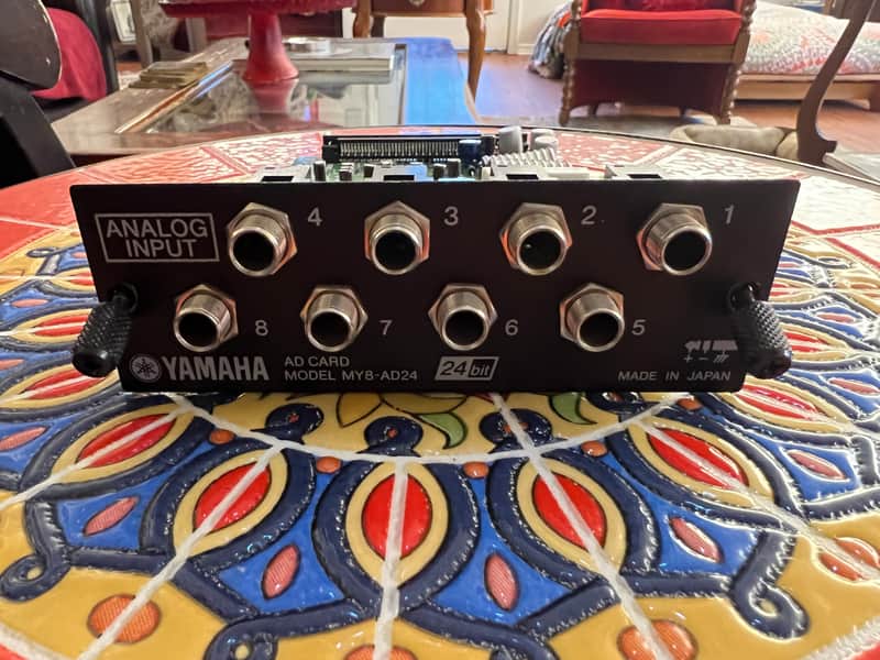 Yamaha MY8-AD24 8 Ch Analog Input Card - 24 Bit | Reverb Brazil