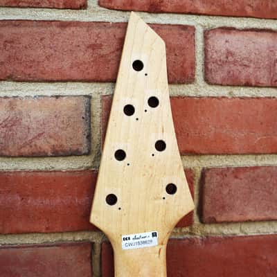 Jackson JS Series Dinky Archtop JS22-7 Guitar Neck* - 24-Fret - Maple/Black image 4