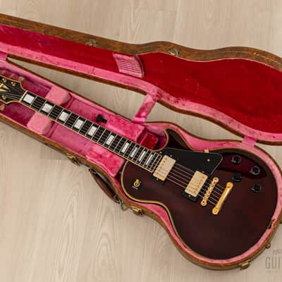 1981 Tokai Love Rock Custom LC100 Vintage Guitar Wine Red, 100% Original w/ Case image 19