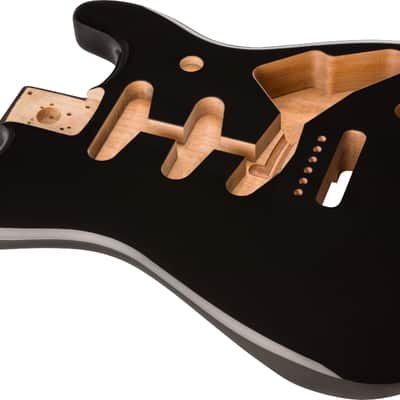 Fender Classic Series 60's Stratocaster SSS Alder Body Vintage Bridge Mount Black image 2
