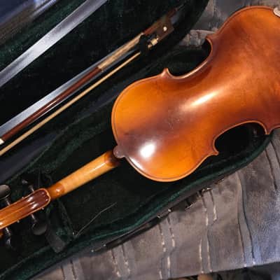Suzuki Etude 220 Size 3/4 Violin, Japan, w/ case & bow, Very Good Cond image 3