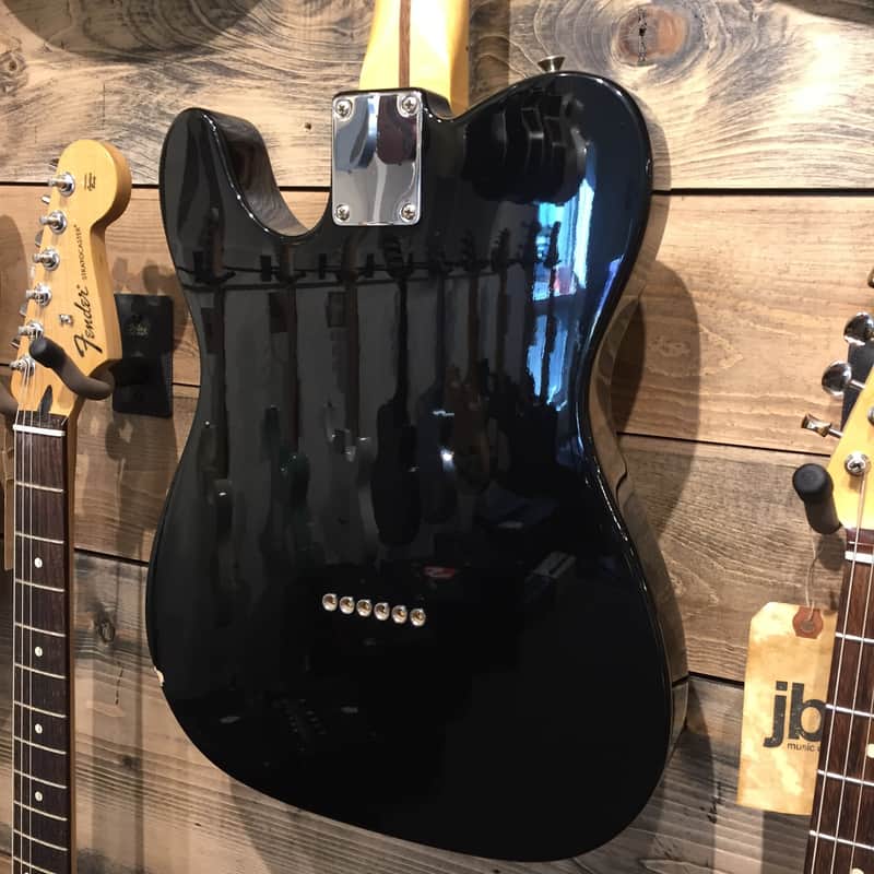 Fender Deluxe Blackout Telecaster Black | Reverb