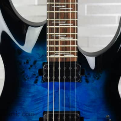 Schecter Omen Elite-6 - See-Thru Blue Burst image 4