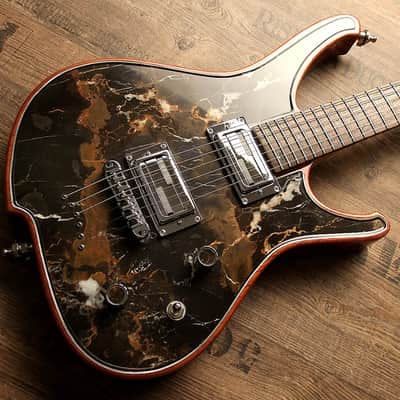 Collectors! Masterbuilt Nemesis with top made of real Black & Gold Marble. Pure artwork and sound image 1