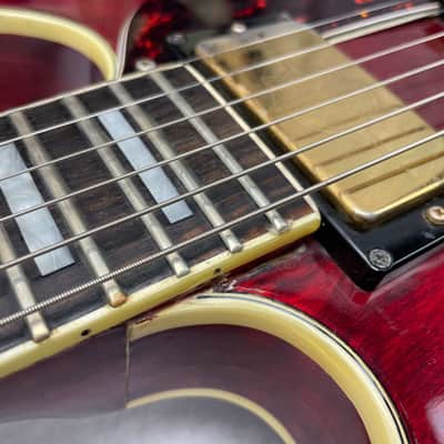 Ibanez SA-400CH SA-400 CH Semi-Hollowbody Guitar with Case - MIJ Made In Japan 1979 - Cherry image 14